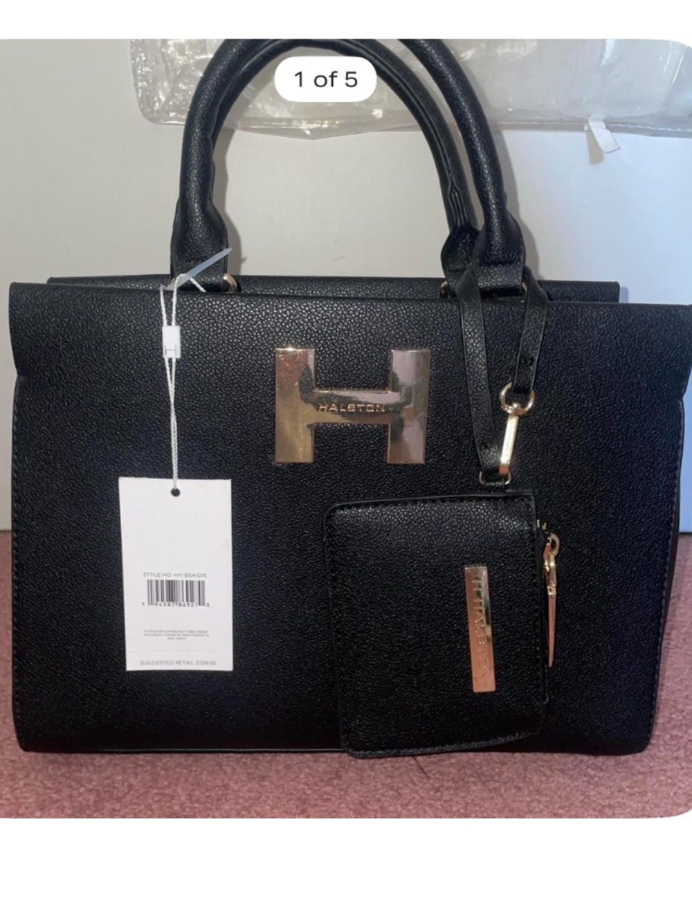 Halston Heritage black purse